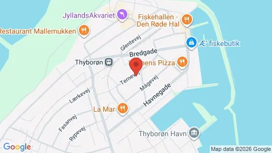 Lokaler til leje i Thyborøn - Foto fra Google Street View