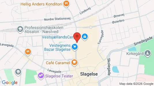 Lokaler til leje i Slagelse - Foto fra Google Street View