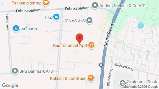 Propiedades comerciales En alquiler i Glostrup - kort over placeringen