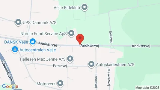 Nieruchomości komercyjne Do wynajęcia i Vejle - kort over placeringen