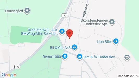 Gewerbeflächen zur Miete i Haderslev – Foto von Google Street View