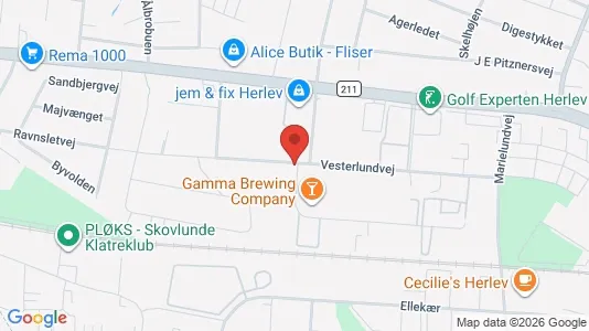 Gewerbeflächen zur Miete i Herlev – Foto von Google Street View