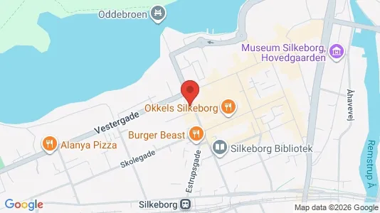 Commercial properties for rent i Silkeborg - Photo from Google Street View