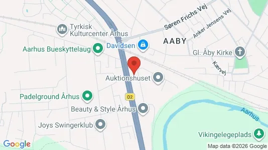 Liikekiinteistöt Vuokrattavana i Åbyhøj - kort over placeringen