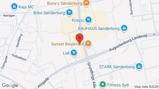 Gewerbeflächen zur Miete i Sønderborg – Foto von Google Street View