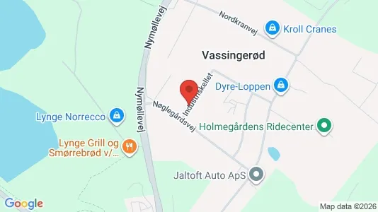 Commercial properties for rent i Lynge - kort over placeringen