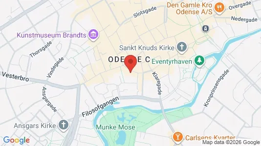 Commercial properties for rent i Odense C - Photo from Google Street View