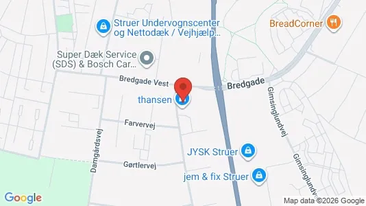 Lokaler til leie i Struer – Bilde fra Google Street View