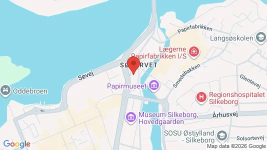 Propiedades comerciales En alquiler i Silkeborg - Foto de Google Street View