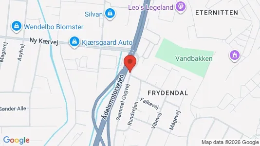 Lokaler til leie i Aalborg - kort over placeringen
