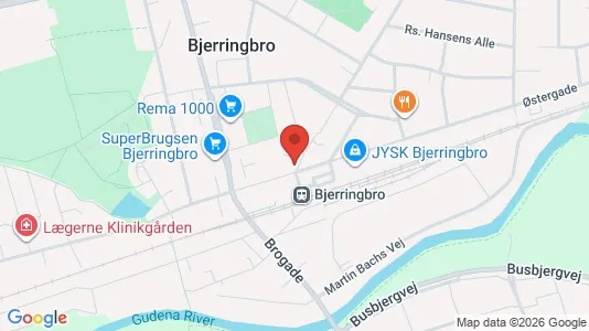 Gewerbeflächen zur Miete i Bjerringbro – Foto von Google Street View
