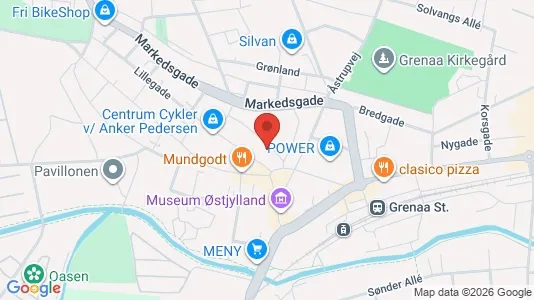Lokaler til leje i Grenaa - Foto fra Google Street View