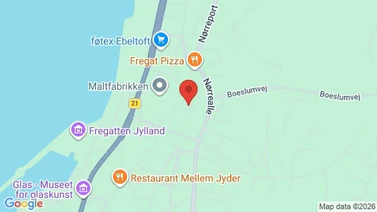 Commercial properties for rent i Ebeltoft - Photo from Google Street View