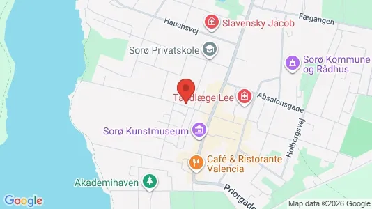 Commercial properties for rent i Sorø - kort over placeringen
