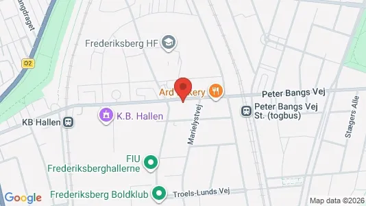 Liikekiinteistöt Vuokrattavana i Frederiksberg - kort over placeringen