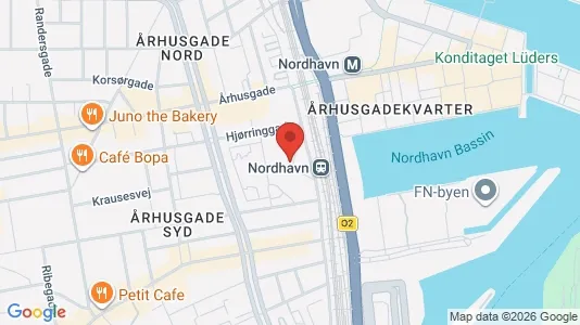 Commercial properties for rent i Østerbro - kort over placeringen