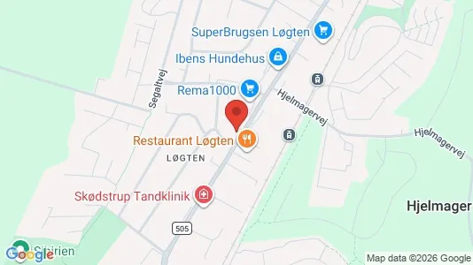 Gewerbeflächen zur Miete i Skødstrup – Foto von Google Street View