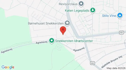 Commercial properties for rent i Snekkersten - kort over placeringen