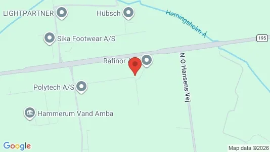 Propiedades comerciales En alquiler i Herning - kort over placeringen
