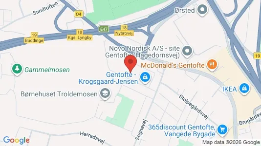 Gewerbeflächen zur Miete i Gentofte – Foto von Google Street View