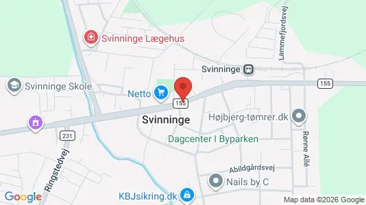 Commercial properties for rent i Svinninge - kort over placeringen