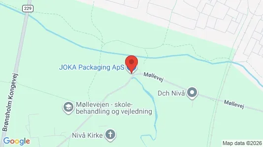 Lokaler til leje i Nivå - kort over placeringen