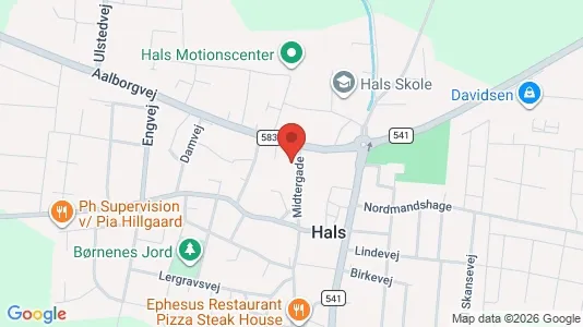 Lokaler til leje i Hals - Foto fra Google Street View