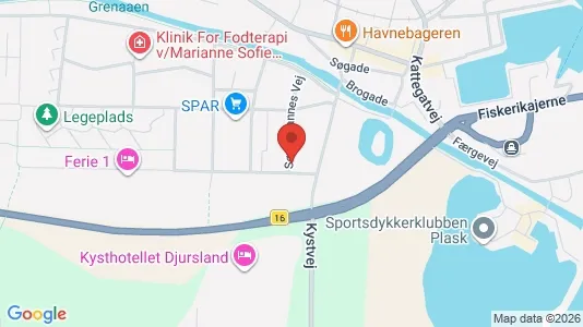 Lokaler til leje i Grenaa - Foto fra Google Street View
