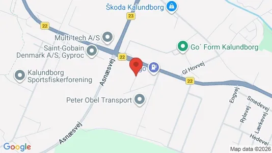 Bedrijfsruimtes te huur i Kalundborg - kort over placeringen