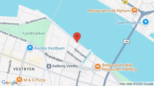 Företagslokaler för uthyrning i Ålborg Centrum – Foto från Google Street View