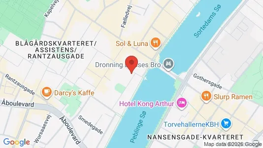 Lokaler til leje i Nørrebro - kort over placeringen