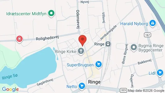 Gewerbeflächen zur Miete i Ringe – Foto von Google Street View