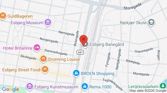 Lokaler til leje i Esbjerg Centrum - Foto fra Google Street View