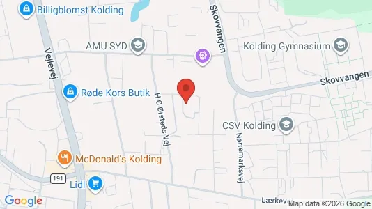 Nieruchomości komercyjne Do wynajęcia i Kolding - kort over placeringen