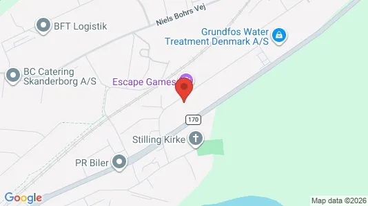 Gewerbeflächen zur Miete i Skanderborg – Foto von Google Street View