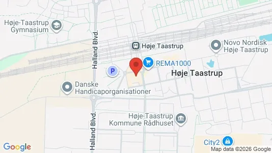 Propiedades comerciales En alquiler i Taastrup - kort over placeringen