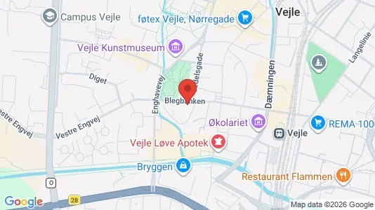 Gewerbeflächen zur Miete i Vejle – Foto von Google Street View