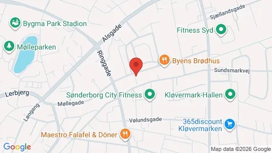 Lokaler til leje i Sønderborg - Foto fra Google Street View