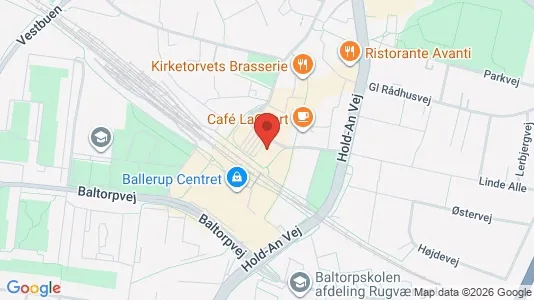 Gewerbeflächen zur Miete i Ballerup - kort over placeringen