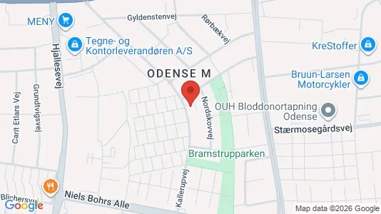 Liikekiinteistöt Vuokrattavana i Odense M - Kuva Google Street Viewstä