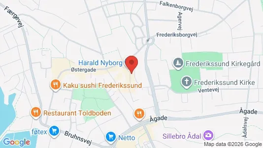 Commercial properties for rent i Frederikssund - kort over placeringen