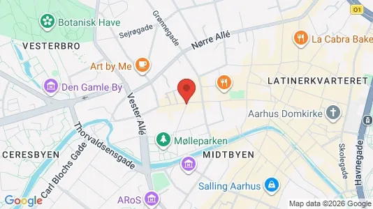 Commercial properties for rent i Aarhus C - Photo from Google Street View