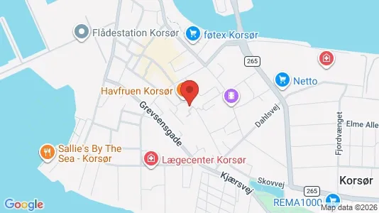 Lokaler til leje i Korsør - Foto fra Google Street View