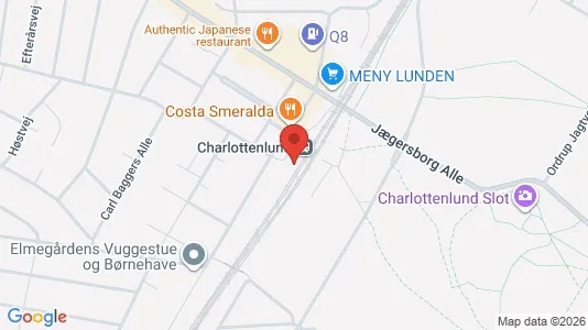 Gewerbeflächen zur Miete i Charlottenlund - kort over placeringen