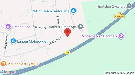 Lokaler til leje i Lystrup - Foto fra Google Street View