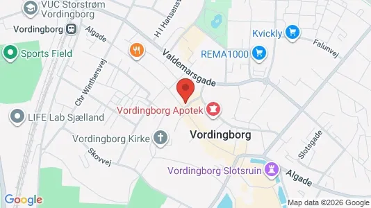 Lokaler til leje i Vordingborg - Foto fra Google Street View