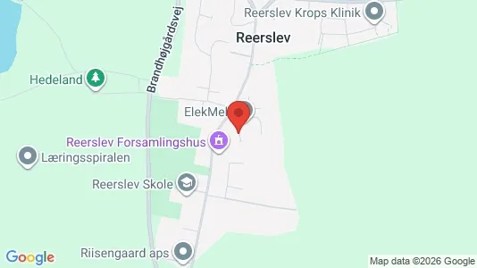 Lokaler til leje i Hedehusene - kort over placeringen