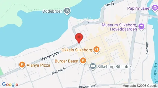 Gewerbeflächen zur Miete i Silkeborg – Foto von Google Street View