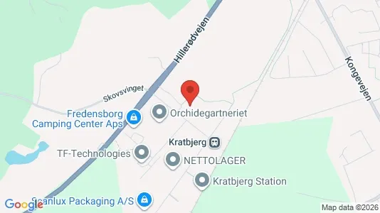 Commercial properties for rent i Fredensborg - kort over placeringen