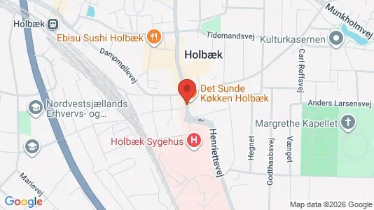 Nieruchomości komercyjne Do wynajęcia i Holbæk - kort over placeringen